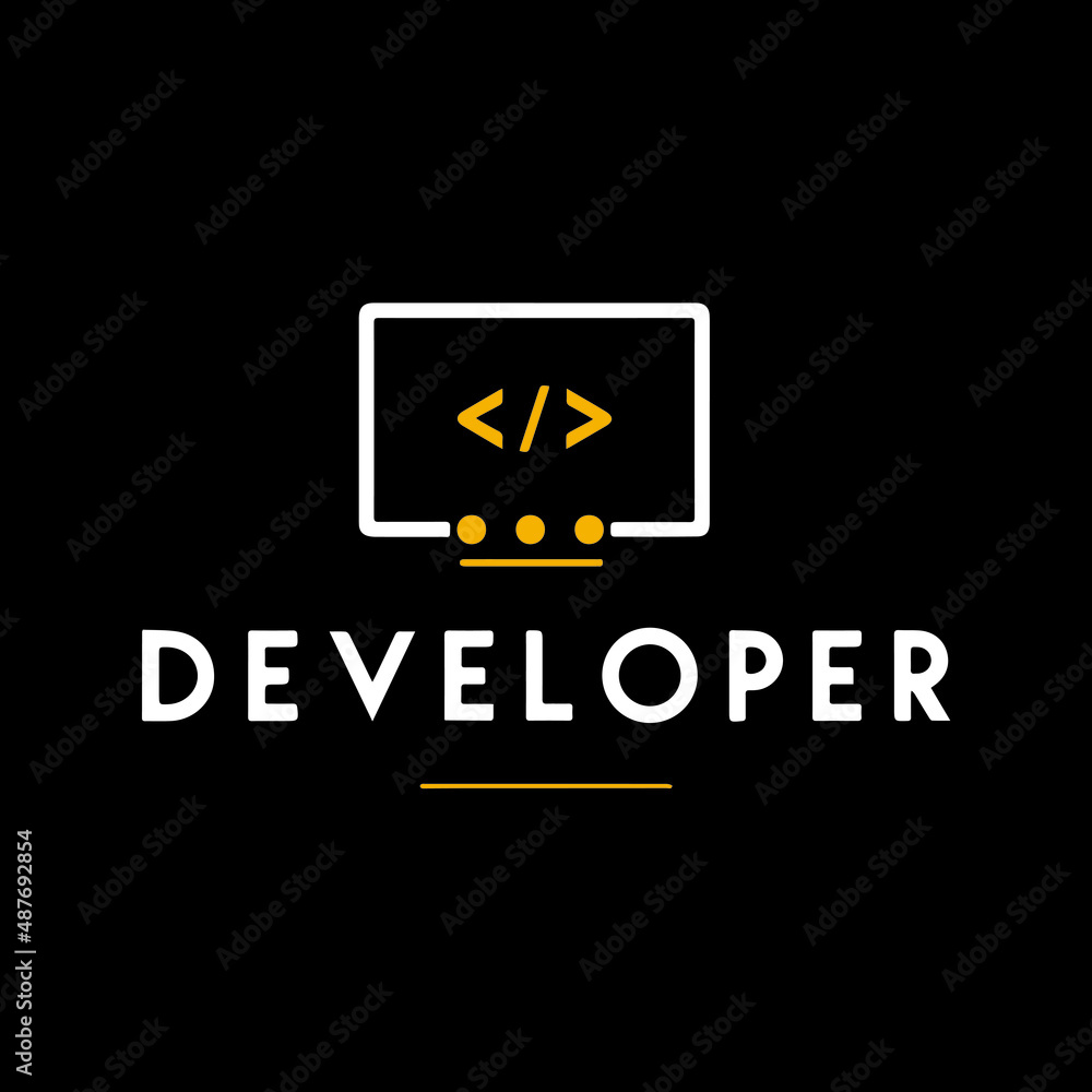 Obraz premium Developer