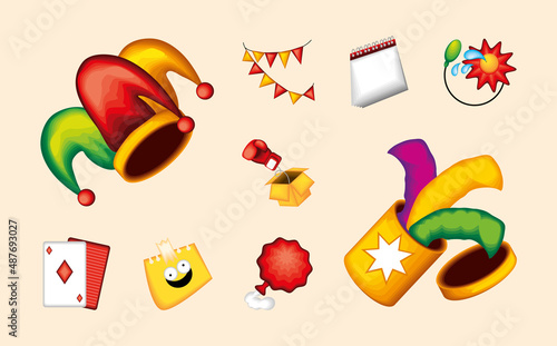 fools day pranks icons