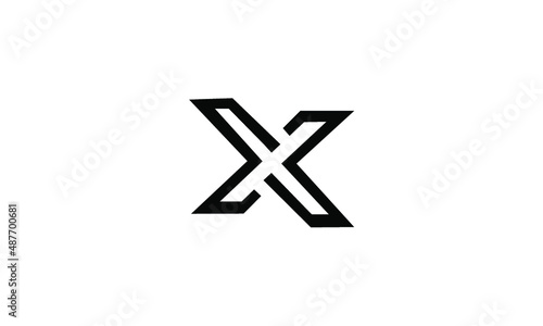 X alphabet logo vector