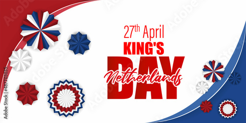 Vector Illustration of Netherland King's Day