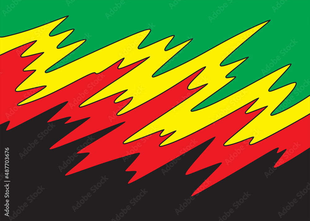  Simple Jamaican background with waving lines pattern and some copy space area