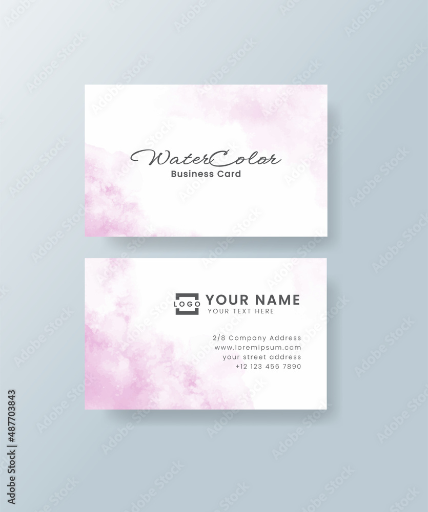 Wedding invitation with abstract watercolor background Wedding invitation with abstract watercolor background
