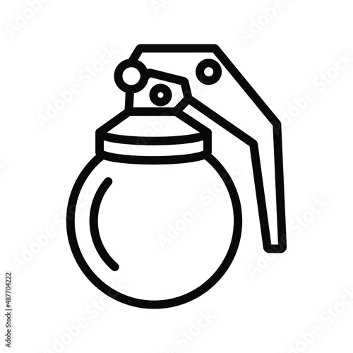 Bomb icon. explosives sign. vector illustration