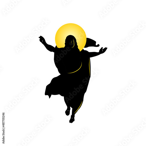 Silueta de Jesús Resucitado