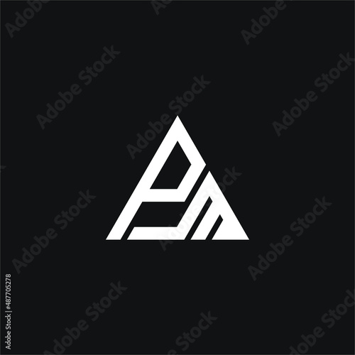 P and M letter with triangle logo concept vector stock illustration Free Download P and M letter with triangle logo concept vector stock illustration - GFXLoad