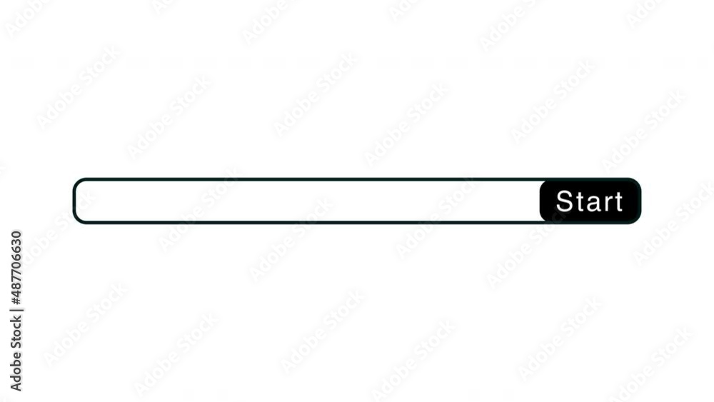 Start Search Bar Animation with Hand Cursor Click on White Background and Green Screen Start Search Bar Animation with Hand Cursor Click on White Background and Green Screen