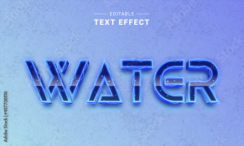 Editable Text Effect Mockup. Vector Graphic Style