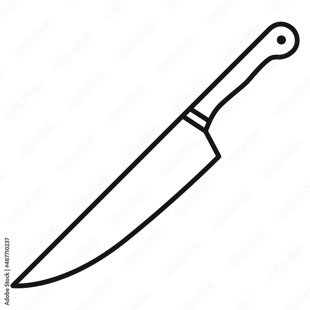 Kitchen Knife Icon Kitchen Knife Icon