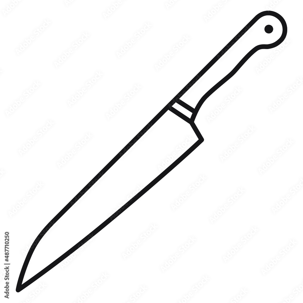 Kitchen Knife Icon Kitchen Knife Icon