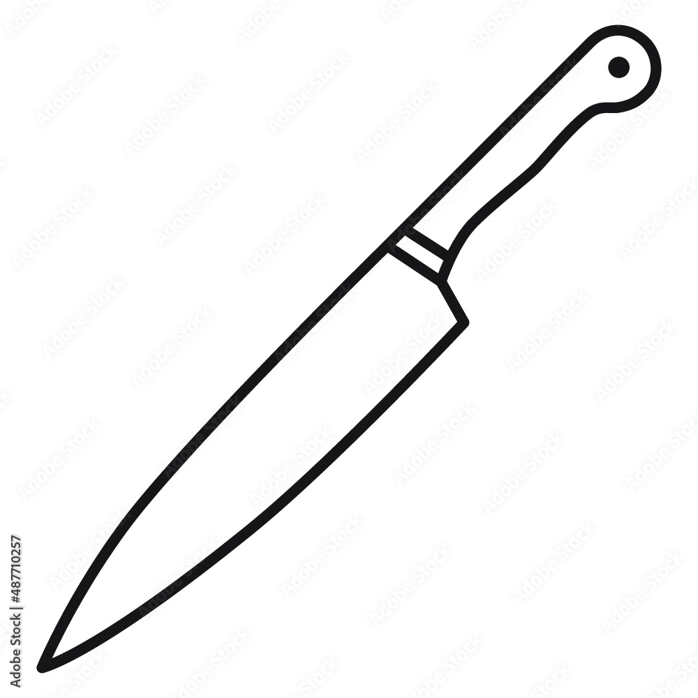 Kitchen Knife Icon Kitchen Knife Icon