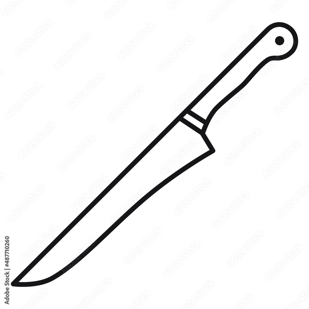 Kitchen Knife Icon Kitchen Knife Icon