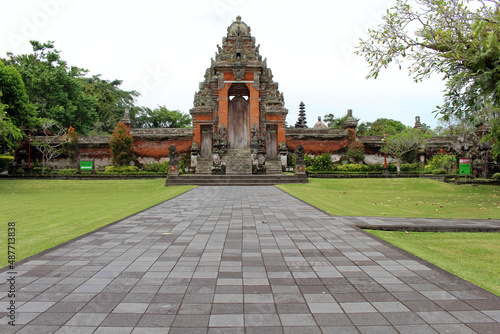 Entrance of Taman Ayun of Bali. Taken January 2022.