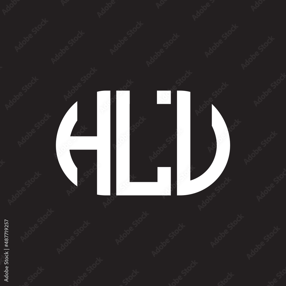 HLV letter logo design on black background. HLV creative initials letter logo concept. HLV letter design. HLV letter logo design on black background. HLV creative initials letter logo concept. HLV letter design.