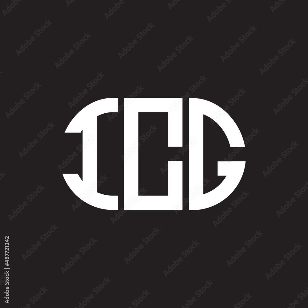 ICG letter logo design on black background. ICG creative initials letter logo concept. ICG letter design. ICG letter logo design on black background. ICG creative initials letter logo concept. ICG letter design.