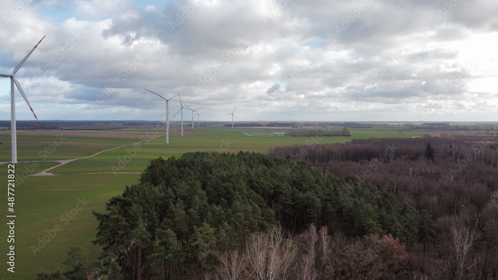 wind turbines farm wind turbines farm