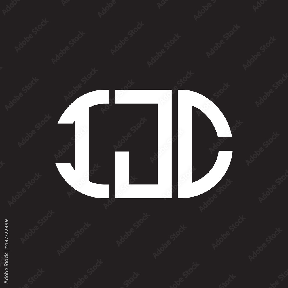IJC letter logo design on black background. IJC creative initials letter logo concept. IJC letter design. IJC letter logo design on black background. IJC creative initials letter logo concept. IJC letter design.