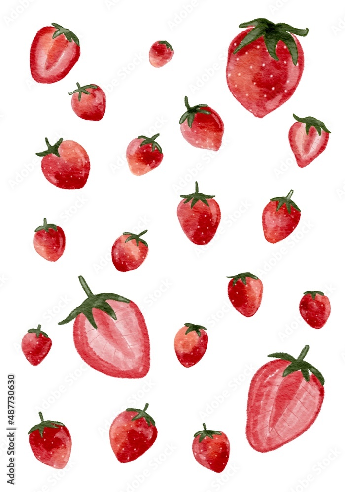 seamless pattern with strawberry seamless pattern with strawberry