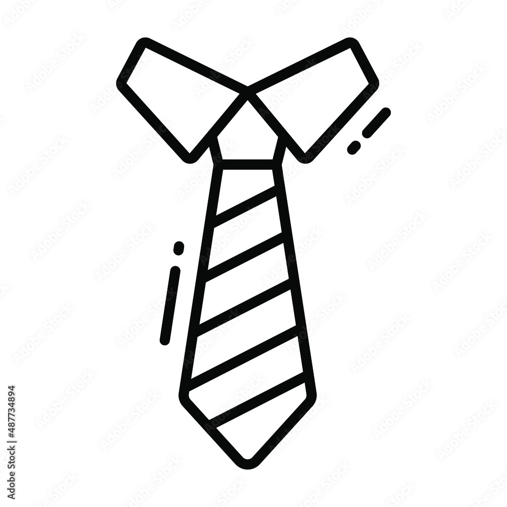 tie icon, trendy Style, Isolated on White Background, Stock vector illustrations. tie icon, trendy Style, Isolated on White Background, Stock vector illustrations.