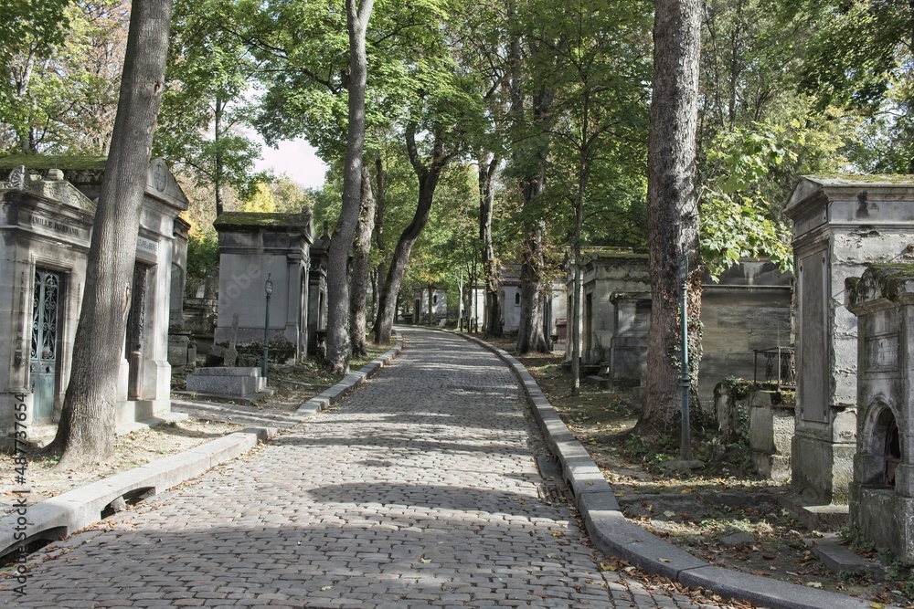 cemetery in the town cemetery in the town
