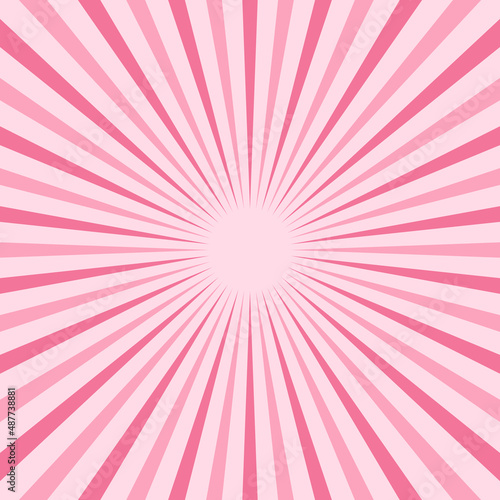 Sunlight background. Candy Pink color burst background. Sun beam ray sunburst pattern background. Retro bright backdrop. starburst wallpaper. Circus poster