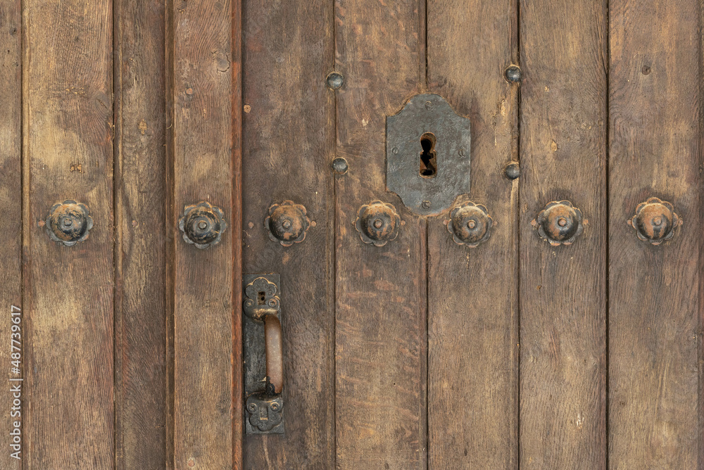 Old wooden door Old wooden door