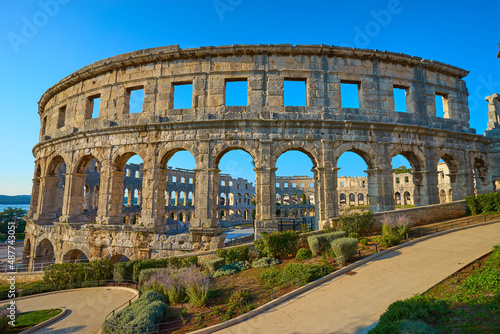 The Pula Arena -  Roman amphitheatre in Croatioa