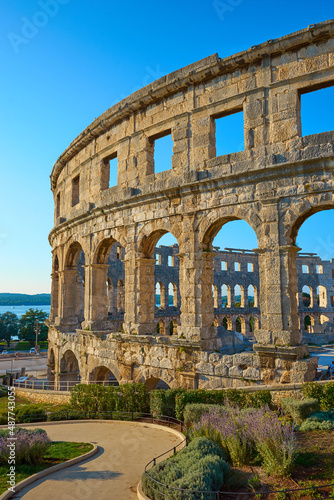 The Pula Arena - Roman amphitheatre in Croatioa