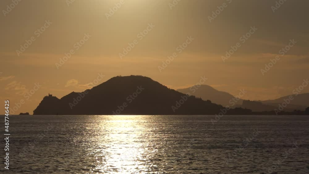 Italy, Bacoli, Capo Miseno in backlight Italy, Bacoli, Capo Miseno in backlight