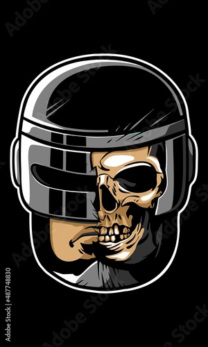 Canvas-taulu Robocop Die