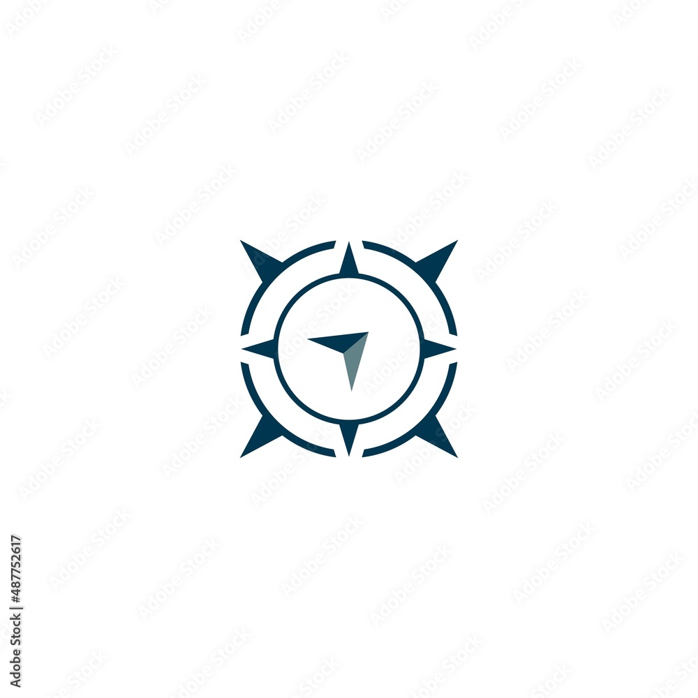 Obraz premium Compass Logo Template vector icon illustration design