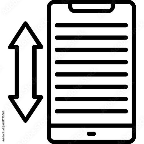 Scrolling Icon 
