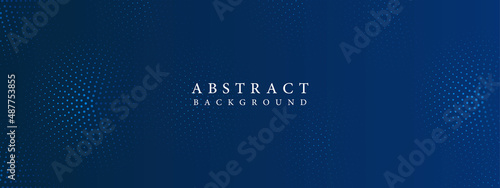 Banner design with dark blue diagonal stripes pattern. Dark blue background. Modern lines abstract presentation background. illustration background