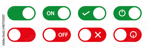 On Off Set Icon Vector