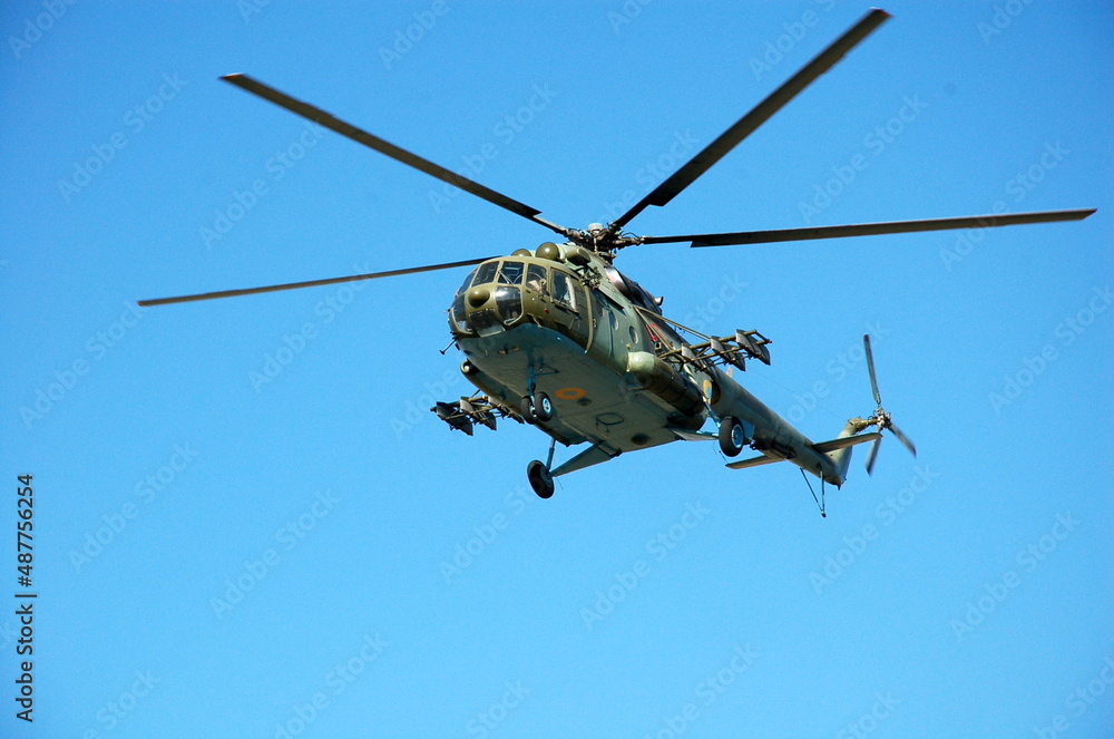 Fototapeta premium helicopter in flight