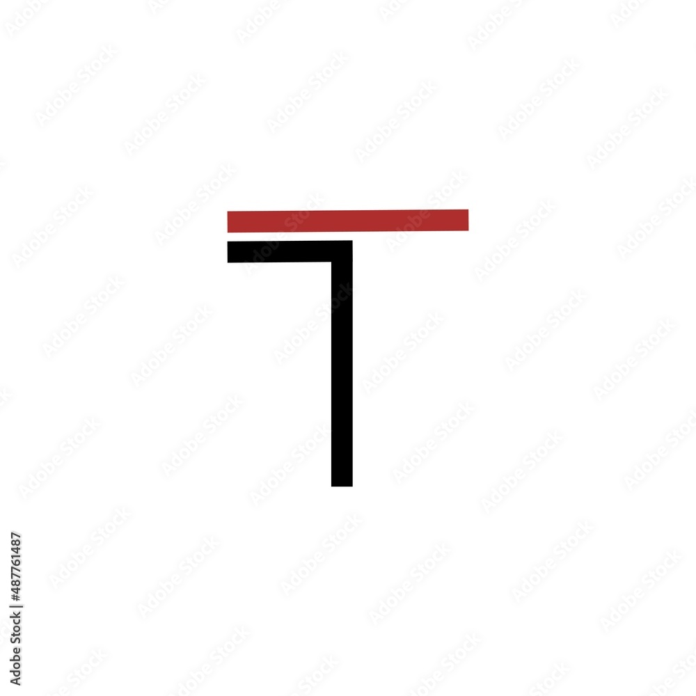 Letter T icon logo vector Letter T icon logo vector