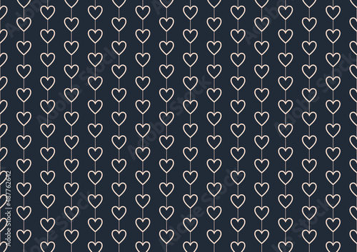 Heart pattern wallpaper. Heart symbol vector.
