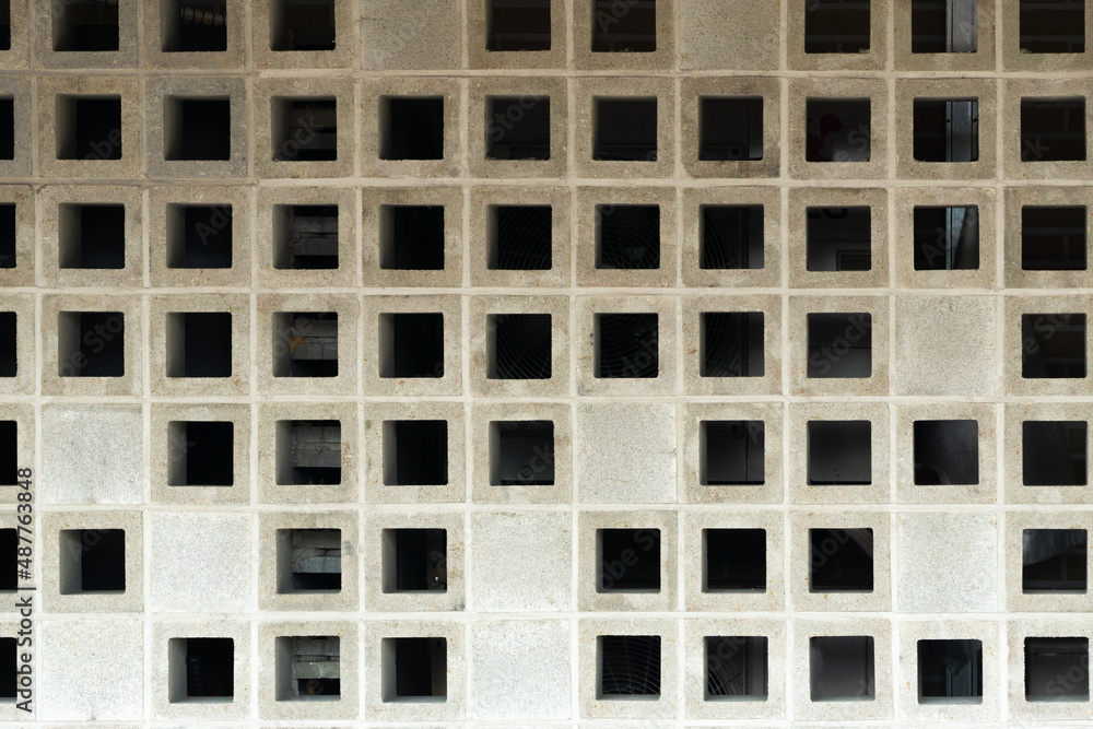 Partition construction of cement bricks Partition construction of cement bricks