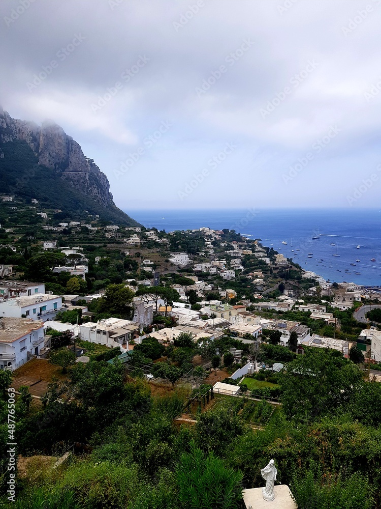 Italian holidays with landscapes, sea and beaches, Capri and the Amalfi coast