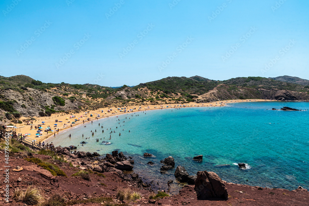 Cavalleria beach, Menorca, Balearic island, Spain