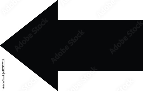 Free Download Left arrow Vector Icon Design Illustration - GFXLoad