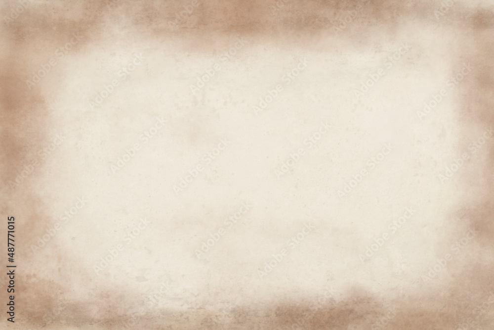 Obraz premium Vintage paper texture background, grunge retro rustic cardboard brown empty blank space page with grunge fiber pattern