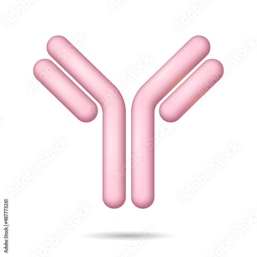 3D antigen rapid test COVID-19 disease. Flat isolated home self analysis diagnostic. Coronavirus home quarantine vector illustration