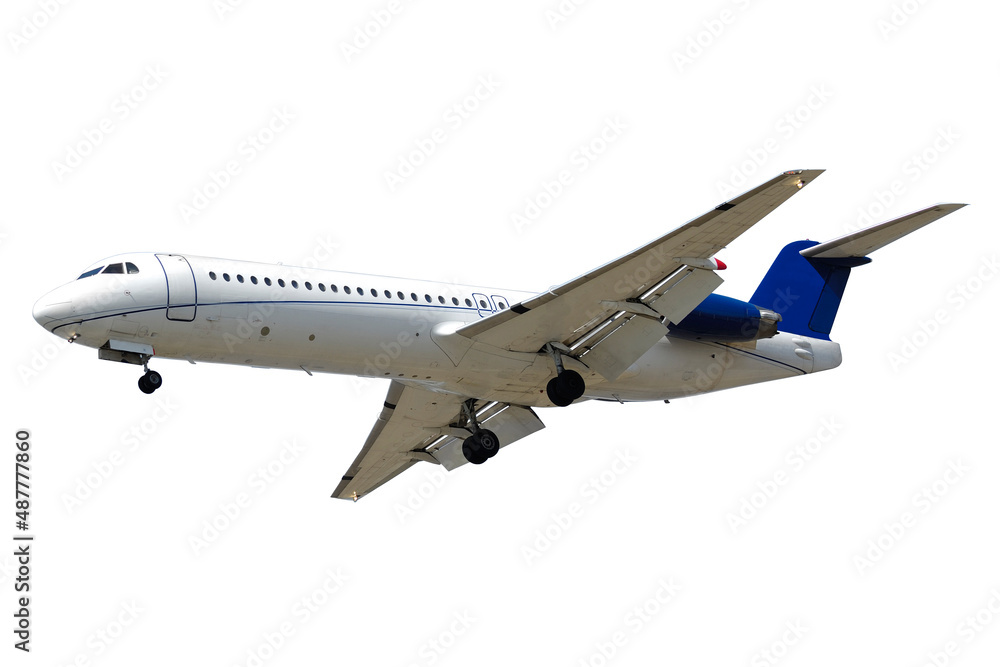 Privat jet plane isolated on a white background Privat jet plane isolated on a white background