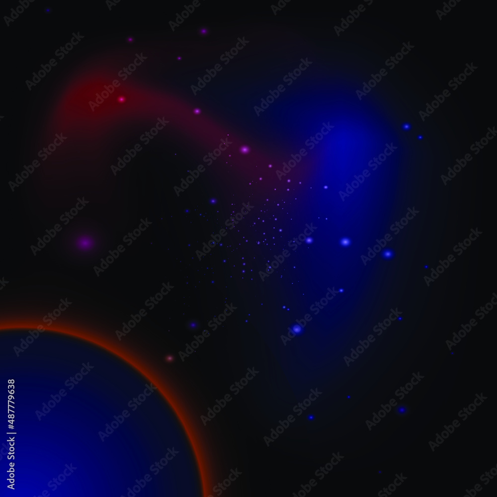 abstract background of star universe, star dust and planet. vector illustration. abstract background of star universe, star dust and planet. vector illustration.