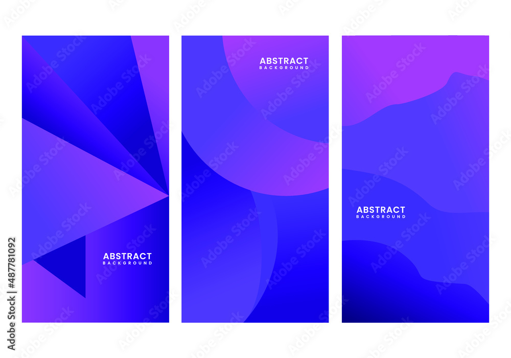 Gradient Abstract Background Design Collection