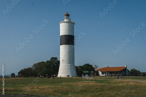 Leuchtturm Lange Jan auf   land in Schweden