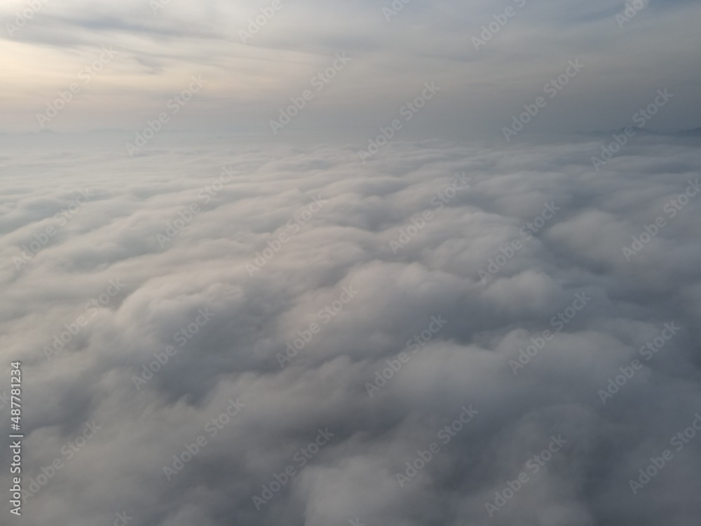 view of the clouds