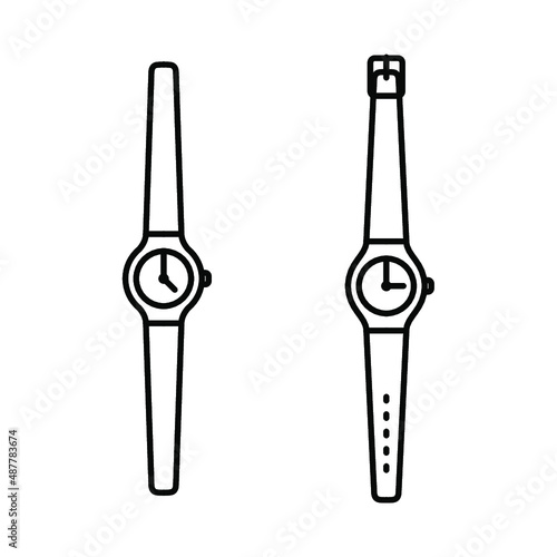 pictogram of a wristwatch