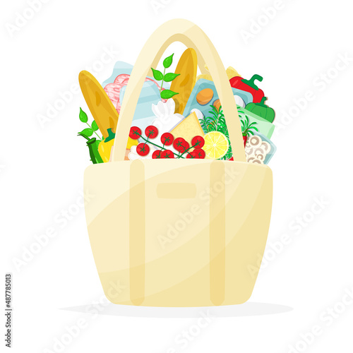 Grocery food vector