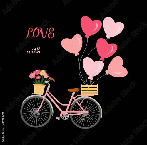 bicycle and flowers